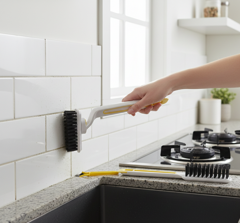 360Â° Rotating Crevice Cleaning Brush