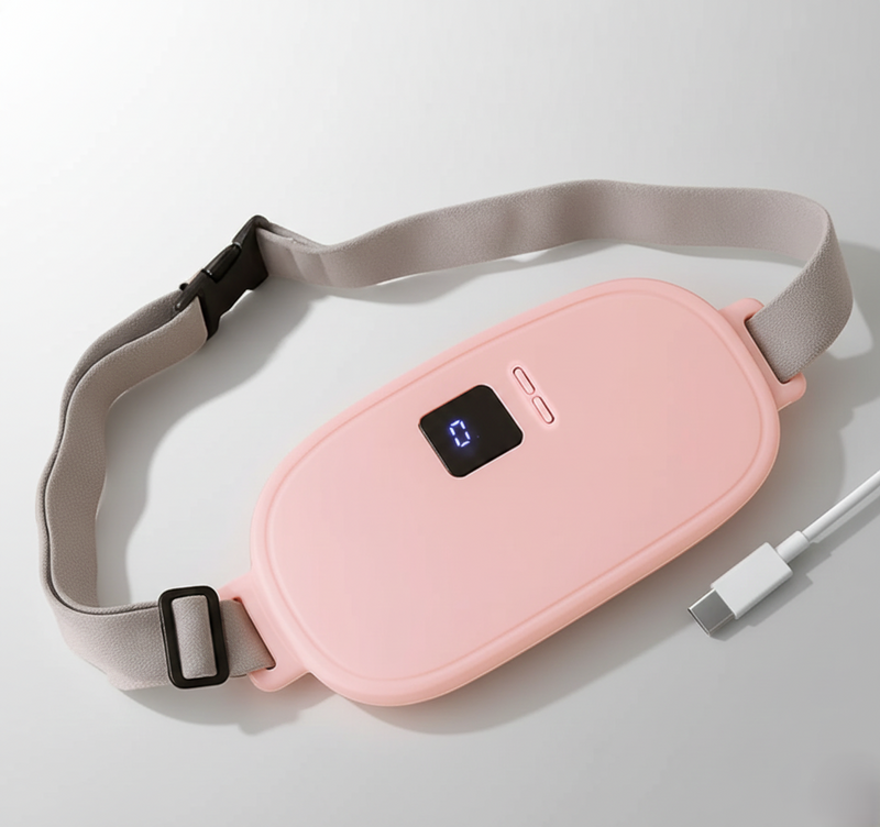 Rechargeable Smart Heating Belt for Cramps & Pain Relief