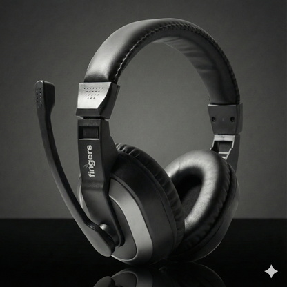 Wired Headset With Noise-isolating Mic Set