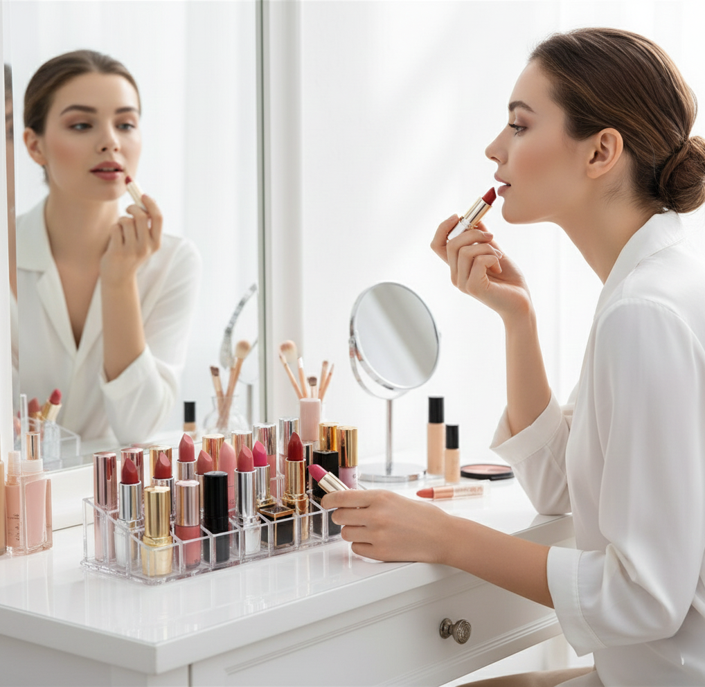 Lipstick Cosmetics Stand Display Holder