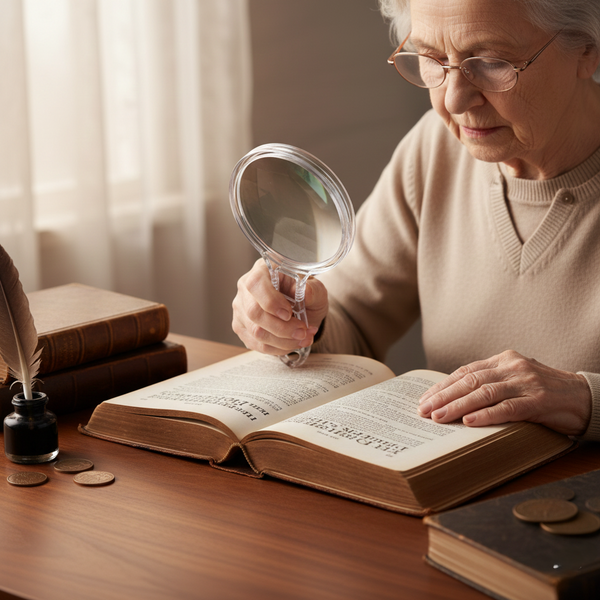 Handheld Plastic Magnifying Glasses (1 Pc  55 Mm)