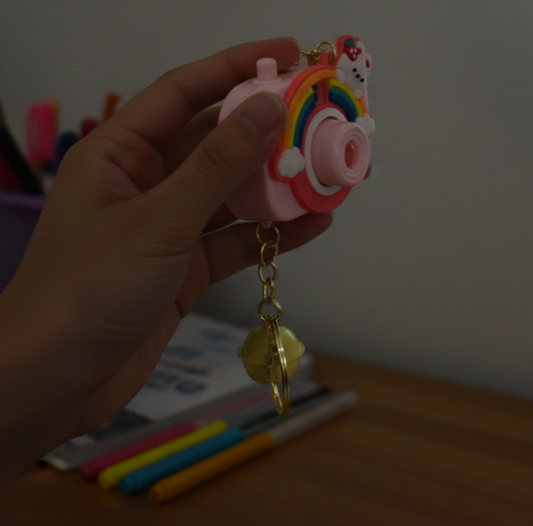 Projective Camera Keychain (1 Pc,  Mix Design)