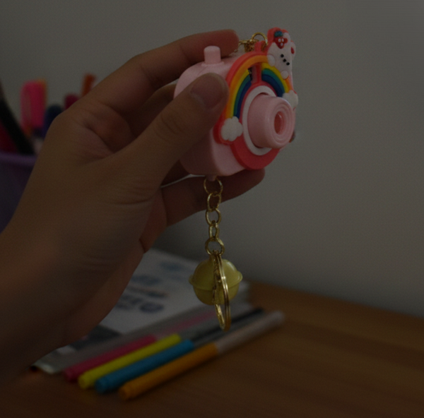 Projective Camera Keychain (1 Pc,  Mix Design)