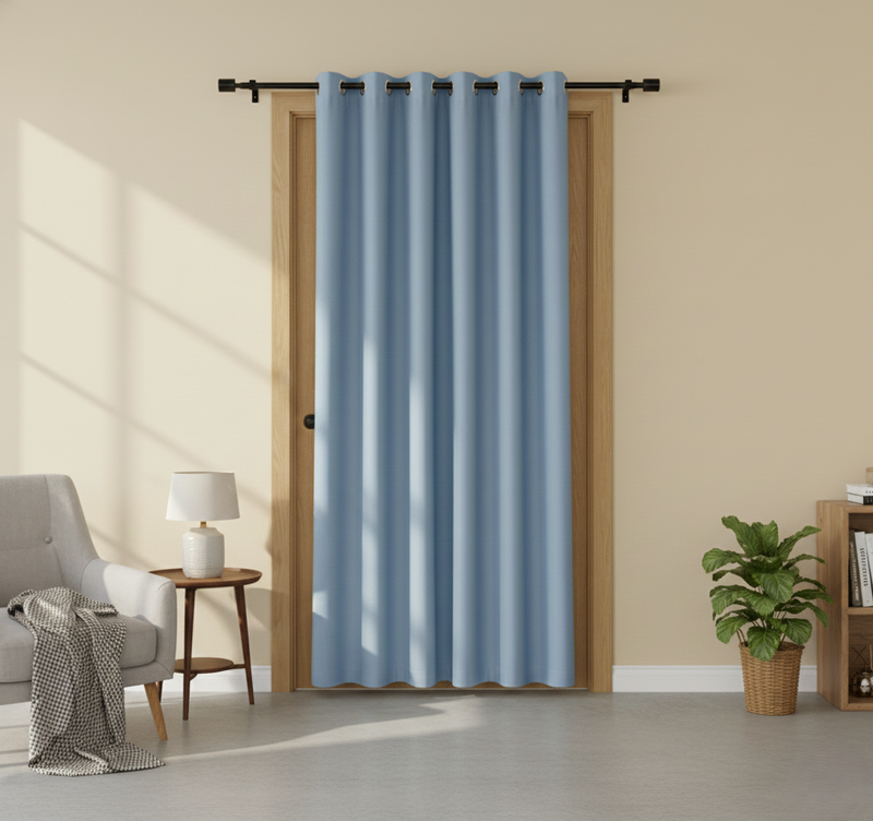 Solid Door Curtain (1 Piece)