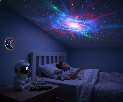 Premium Astronaut Galaxy Projector Night Light