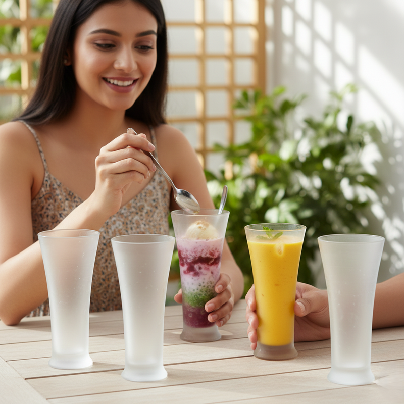 Faluda & Juice Glass Set