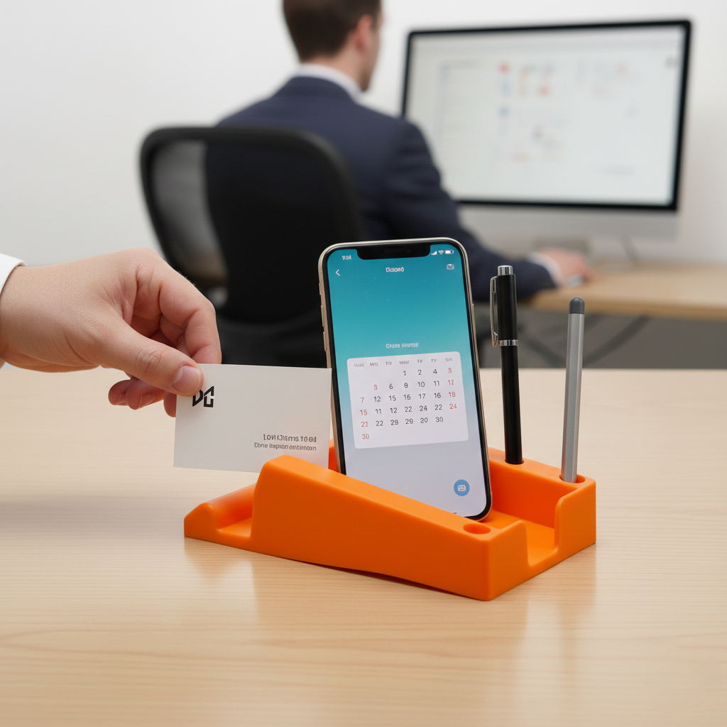 Business Card  Mobile Holder Plastic Multi-function Use ( 1 Pcs )