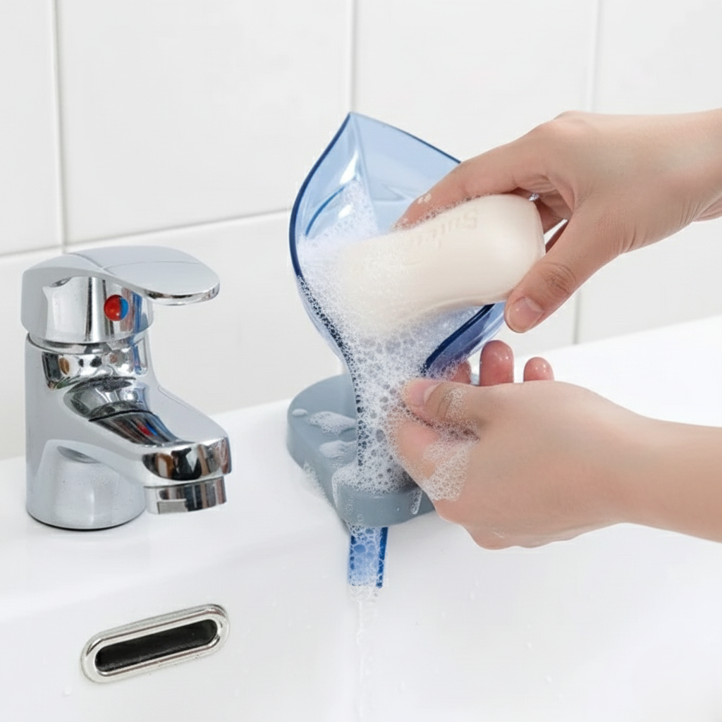 Leaf Shape Soap Holder (1 pc )