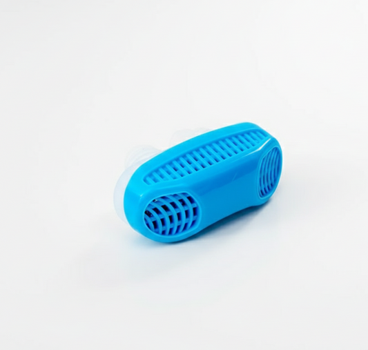 2-in-1 Anti-Snoring Nose Clip with Air Purifier for Better Sleep