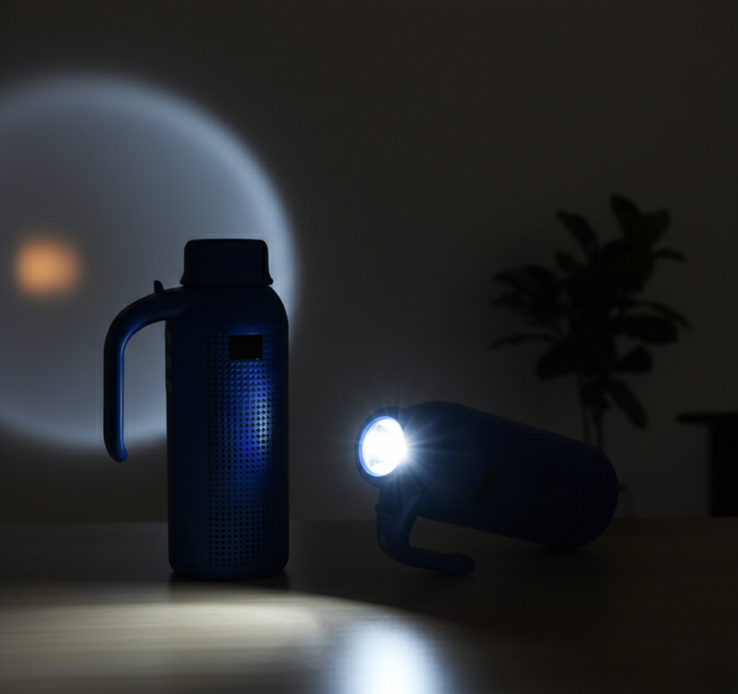 Smart Bluetooth Speaker with Torch