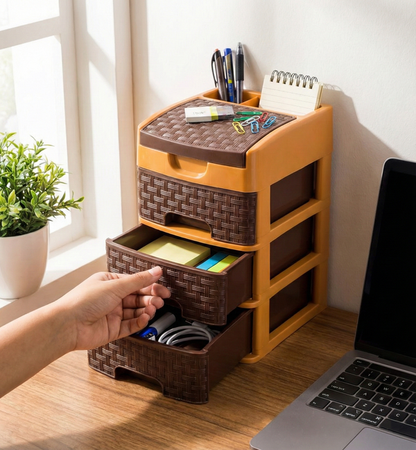 Mini 3 Layer Storage Drawer