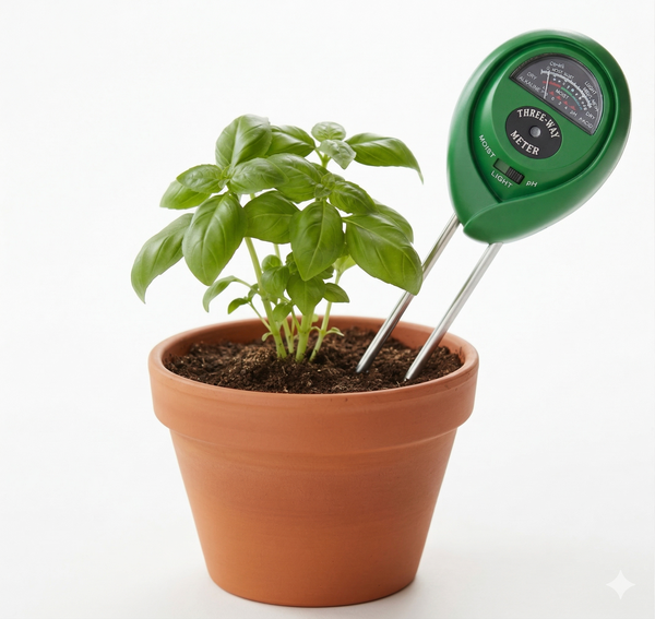 Soil Tester 3-in-1 Plant Moisture Sensor Wukusy
