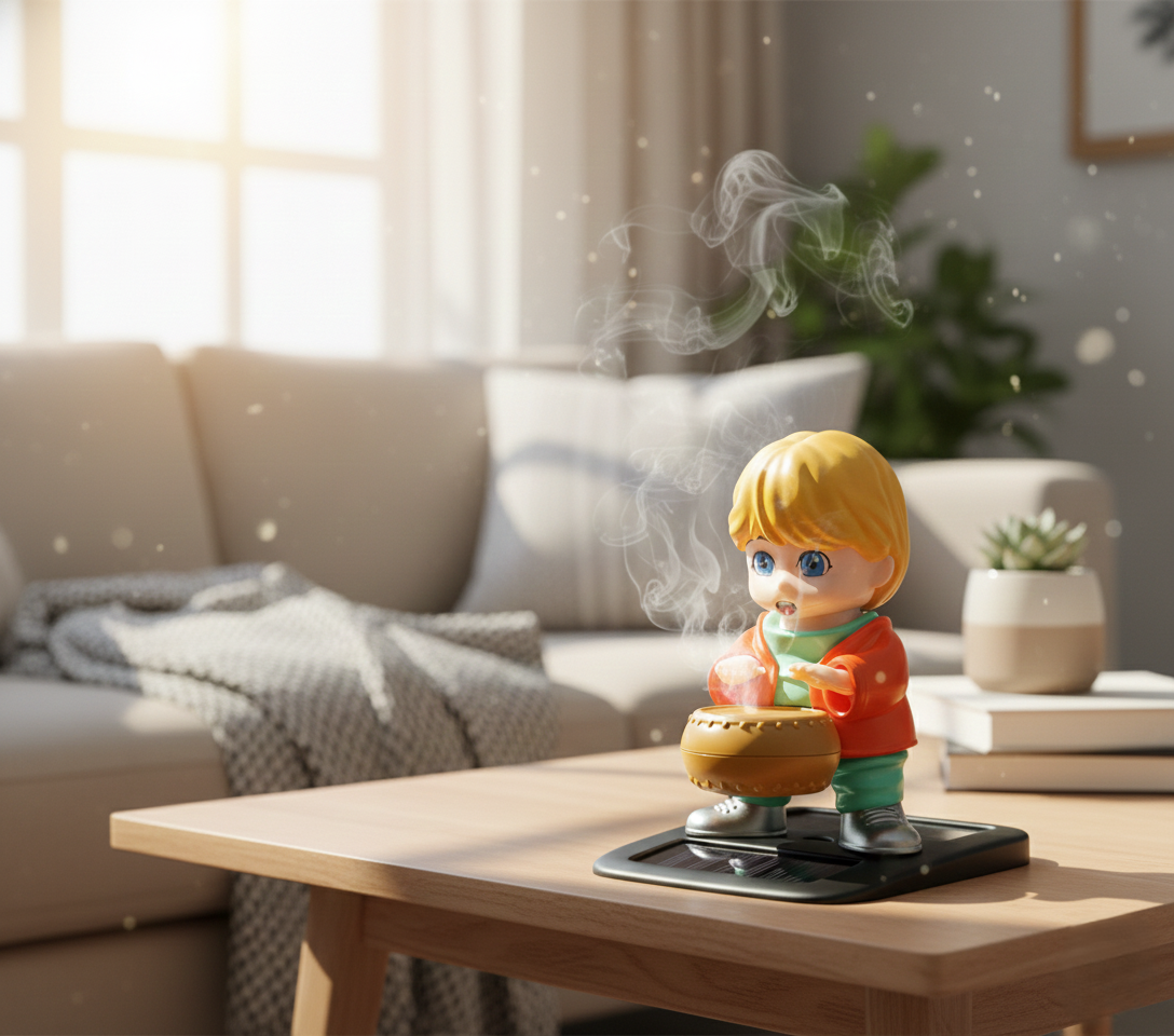 Solar Powered Car Aromatherapy Drummer