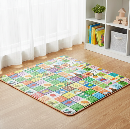 Foam Play Mat for Kids - Foldable & Waterproof