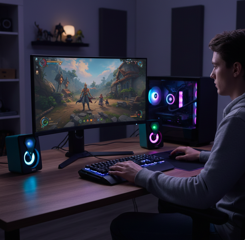 RGB Desktop Speakers