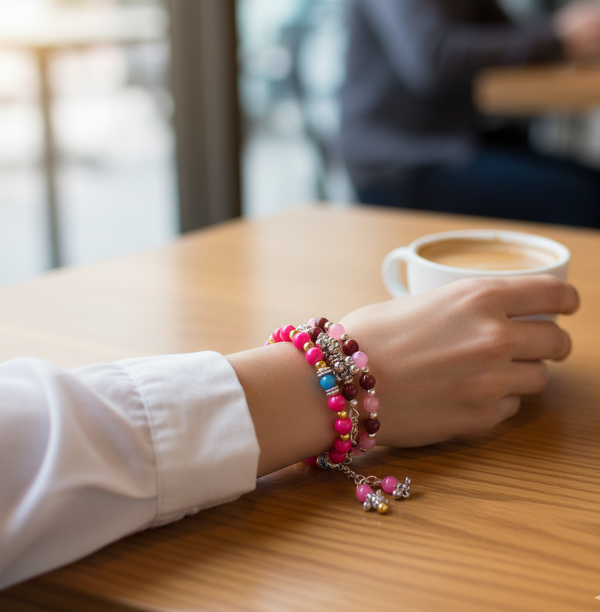Trendy Adjustable Beaded Bracelet