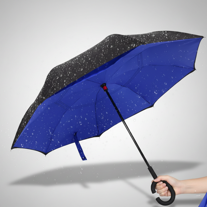 Windproof Upside Down Reverse Umbrella
