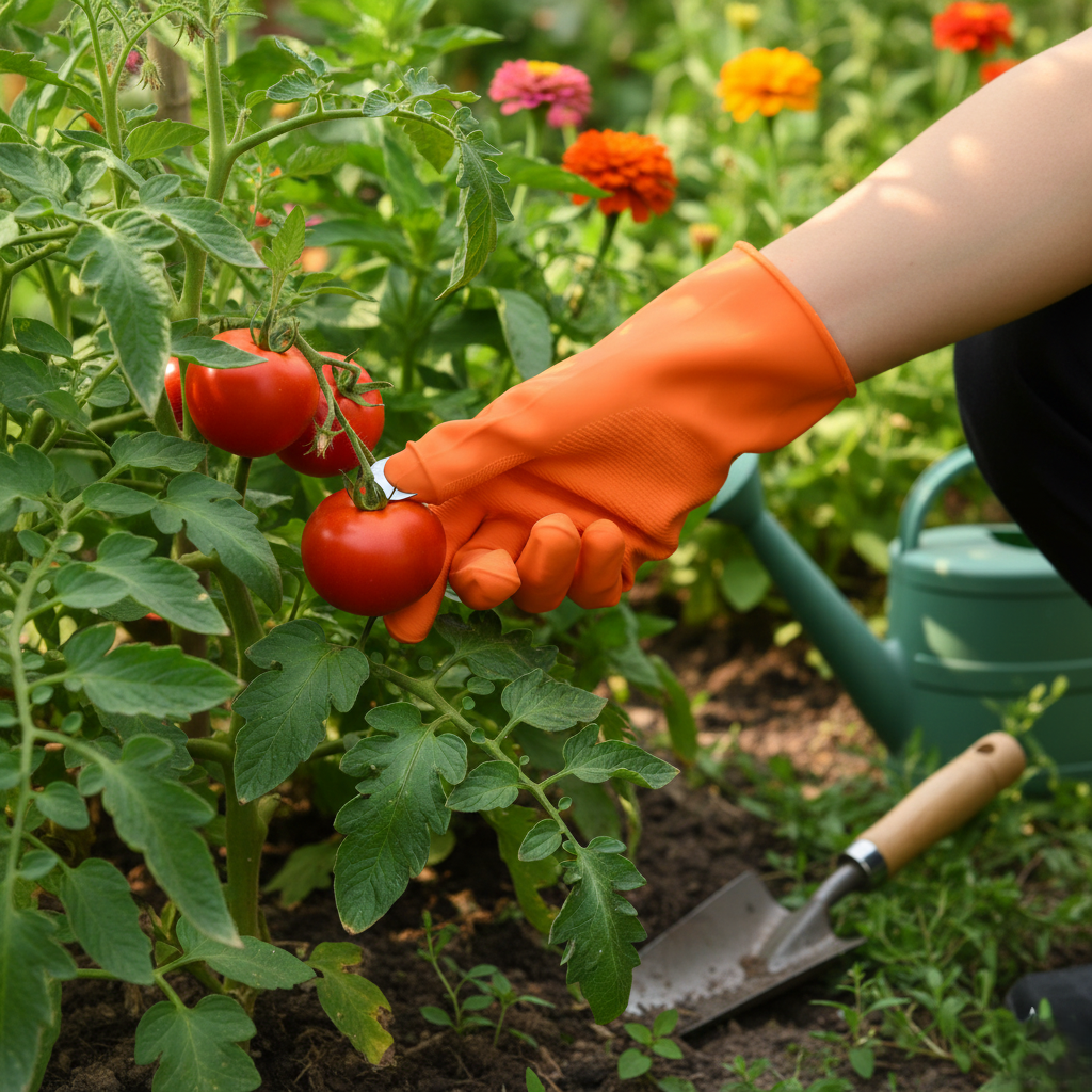 Garden Thumb Knife - Silicone Glove + Steel Blade