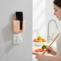 Wall-Mounted Phone Stand & Charger Organizer