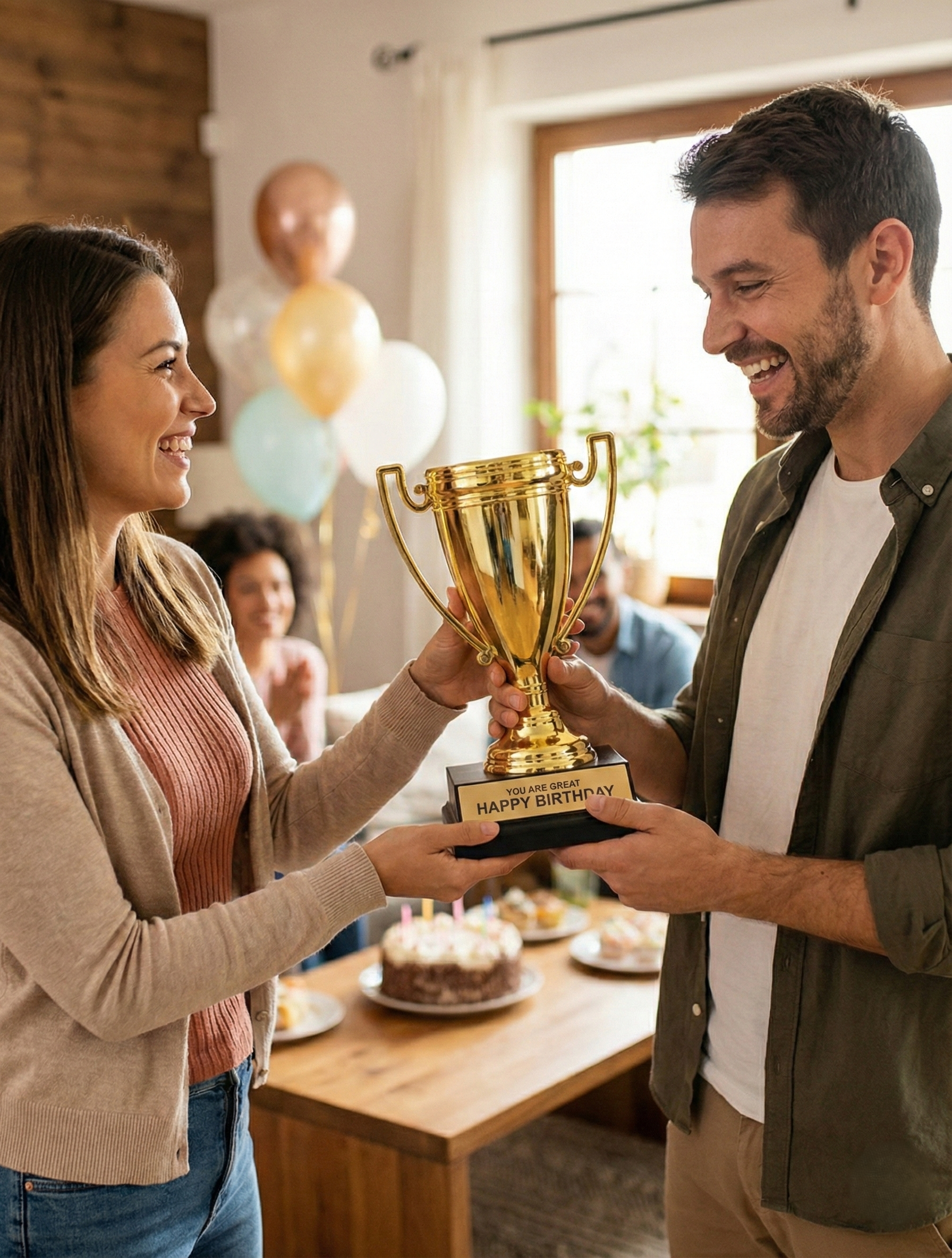 Golden Birthday Trophy