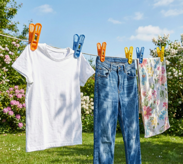 Cloth Drying Non-slip Plastic Clips (Pack Of 12) Wukusy