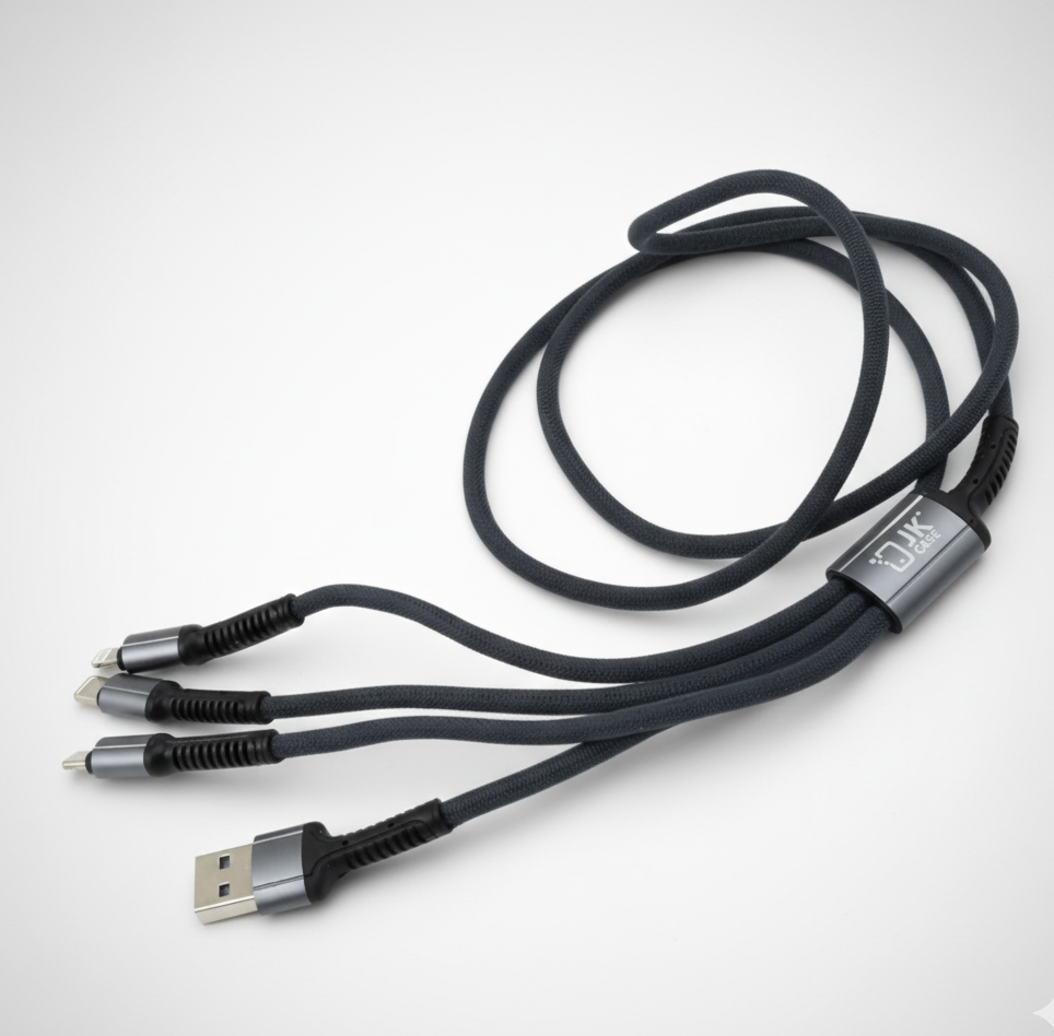 Fast Charge 3-in-1 Charging Cable - 120cm