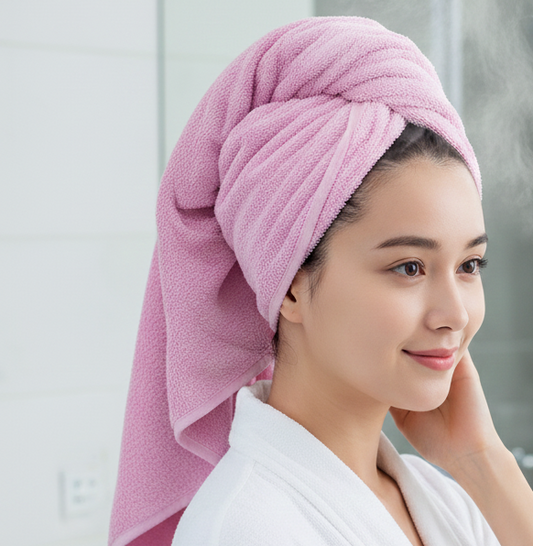 Quick-Dry Turban Microfiber Hair Towel