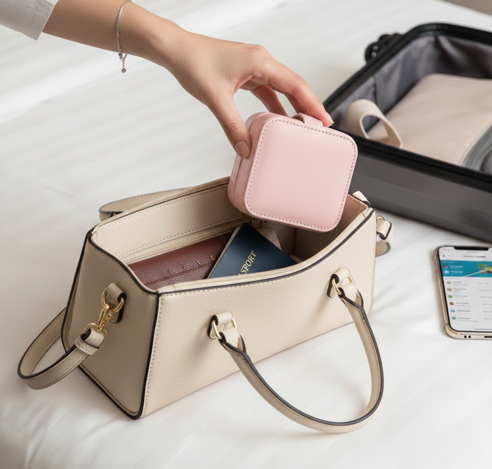 Mini Portable Jewelry Box