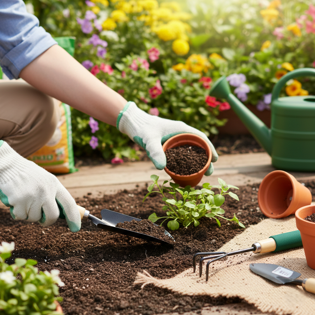 Garden Tool Kit - Cultivator, Trowel, Transplanter