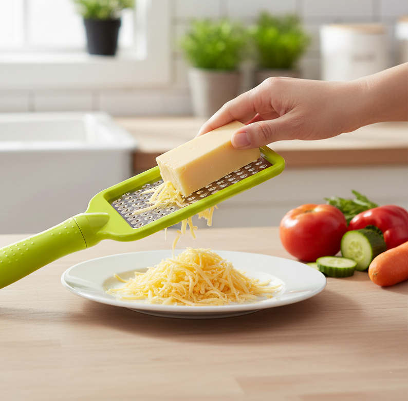 Stainless Steel Vegetables & Fruits Shredder (Cheese Grater)