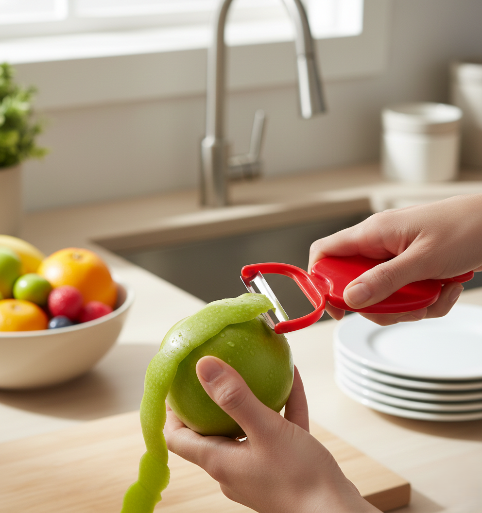 Apple Shaped Folding Vegetable & Fruit Peeler