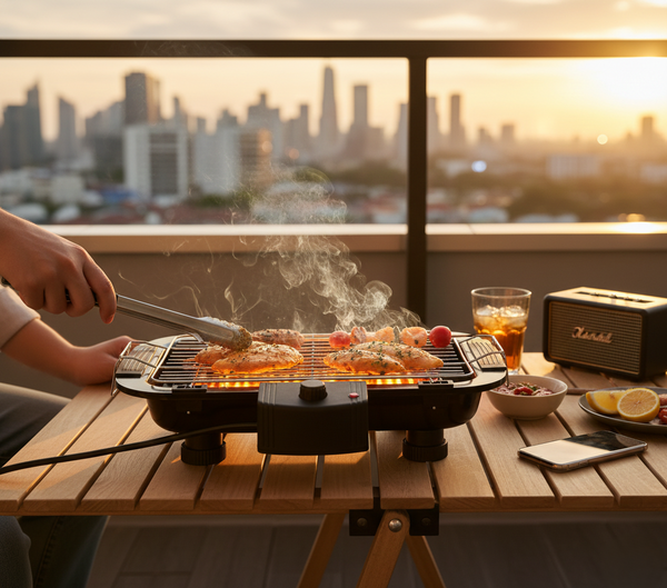 Electric Barbecue Grill 2000w Wukusy