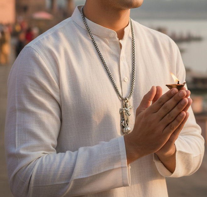Hanuman Ji Pendant With Gada