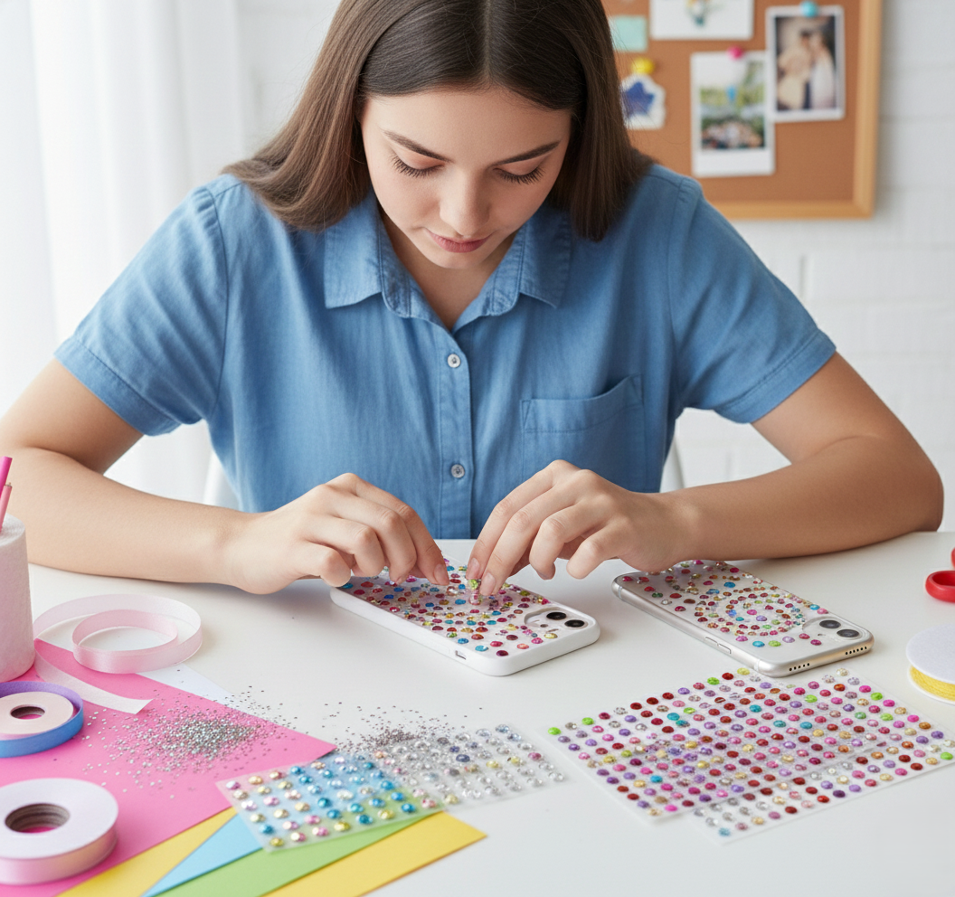 Self Adhesive Crystal Stickers