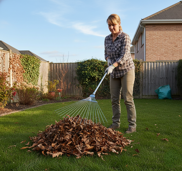 Stainless Steel Telescopic Garden Rake
