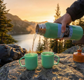Green Vacuum Flask Set