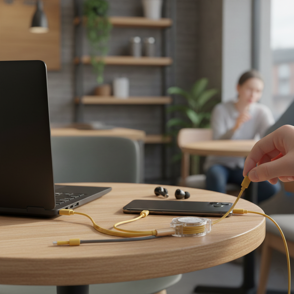 3 in 1 Retractable Multi Charging Cable