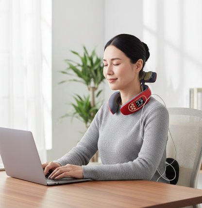Smart Electric Neck And Back Pulse Massager