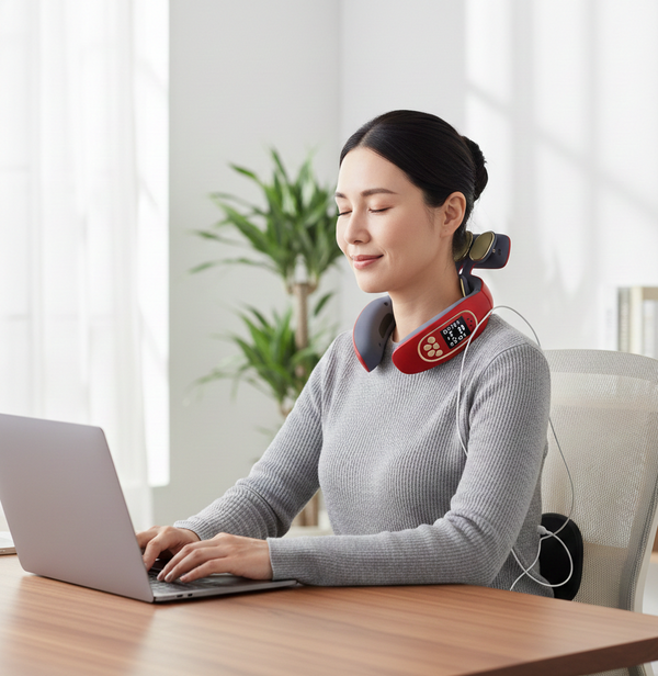 Smart Electric Neck And Back Pulse Massager