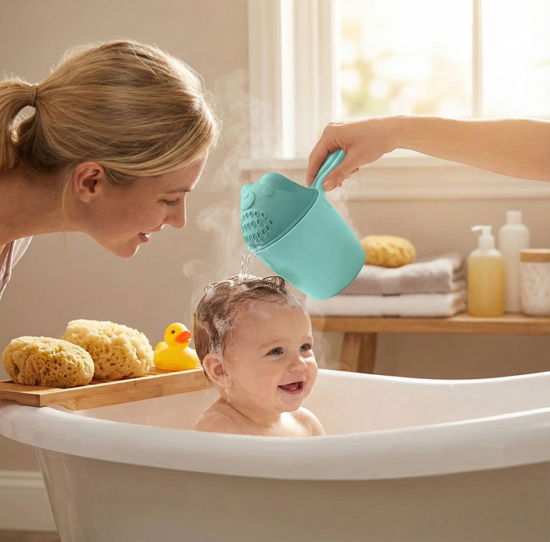 Baby Shampoo Shower Cup Wukusy