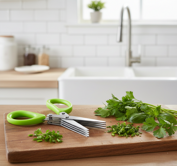 Premium 5 Blade Herb Scissors