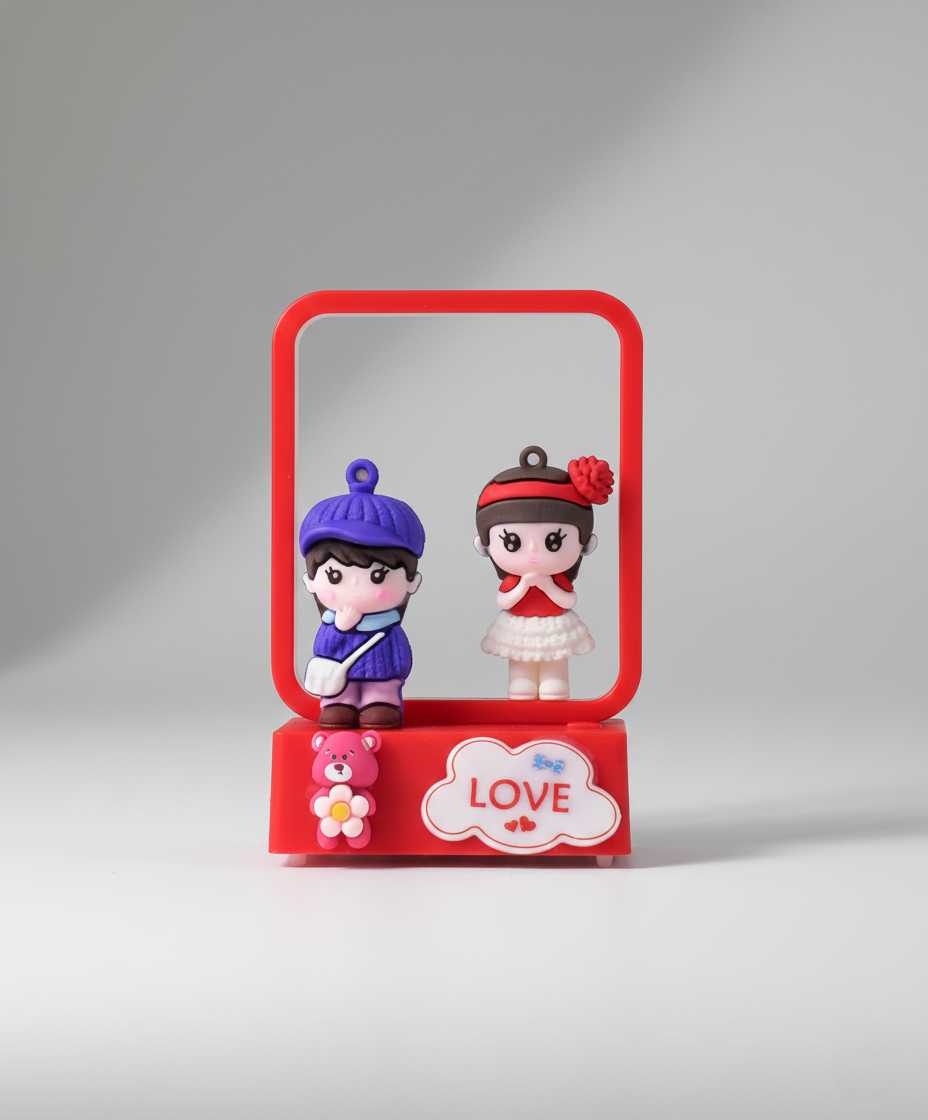 Decorative Love Couple LED Figurine Light Wukusy
