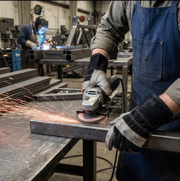 Heavy Duty Leather Gardening Gloves Wukusy