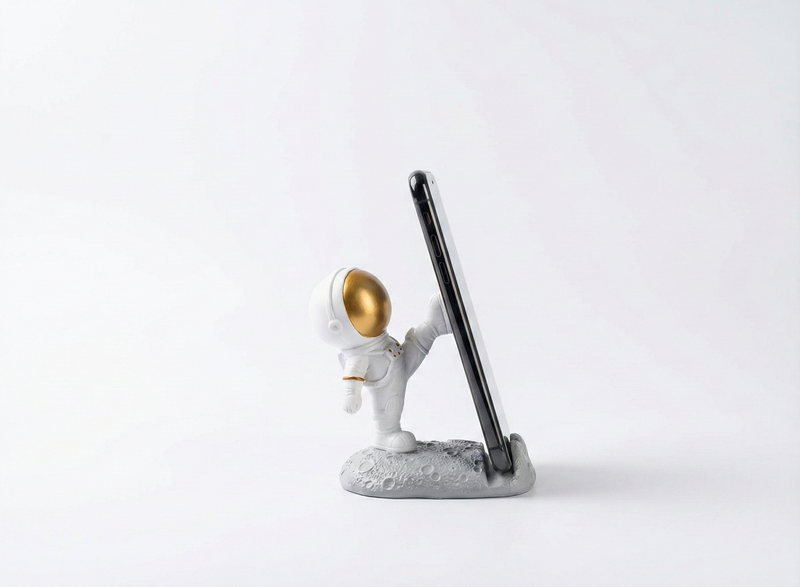 Astronaut Phone Stand - 3D Spaceman Holder Wukusy