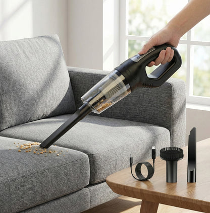 Wireless & Handheld Car Vacuum Cleaner(2 in 1 Dust Buster Set)