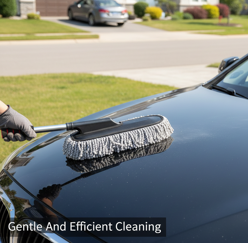 Car Dust Brush, Gentle And Efficient Cleaning Tool For Interior And Exterior (1 Pc)