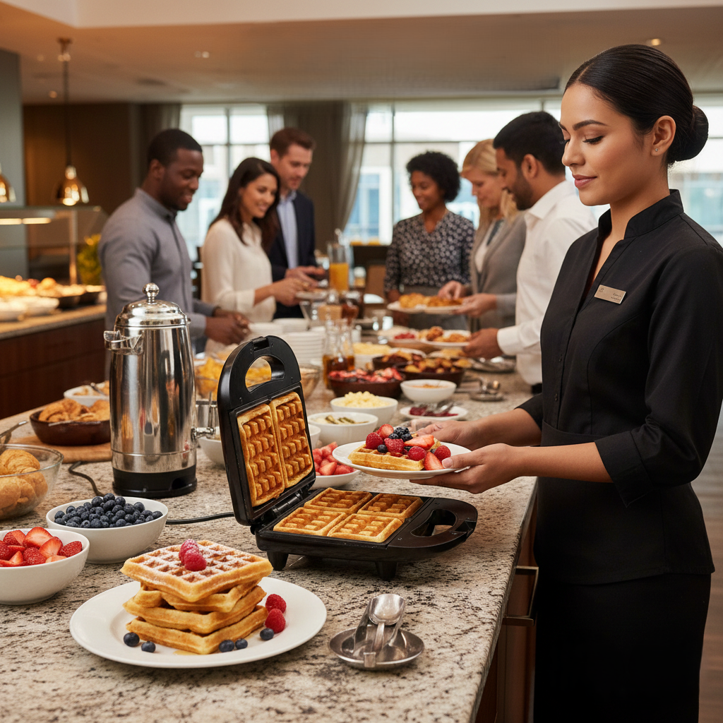 2-Slice Waffle Maker Wukusy