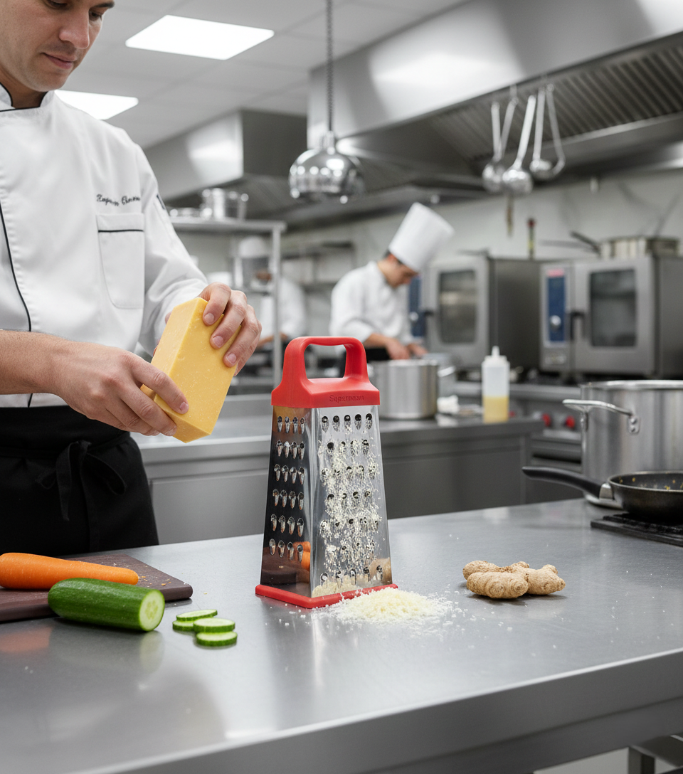 Supermom 5 in 1 Stainless Steel Grater & Slicer