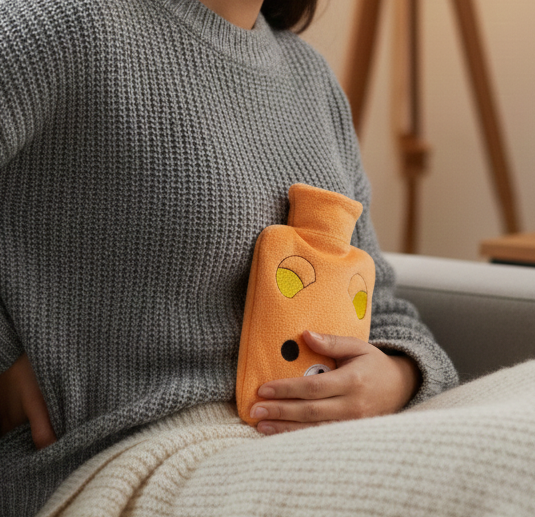 Small Hot Water Bag with Soft Cover