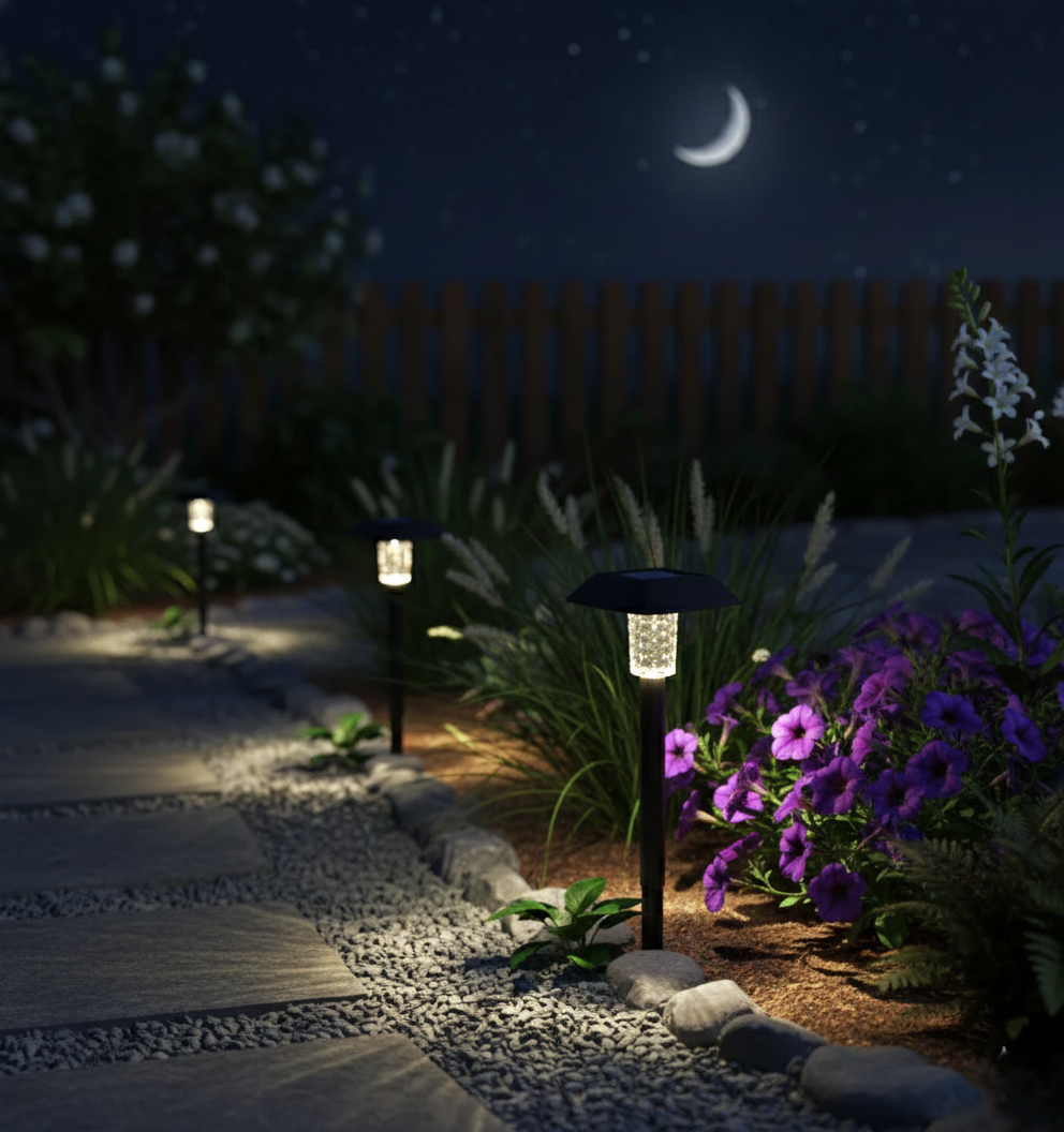 Solar LED Spike Spot Light